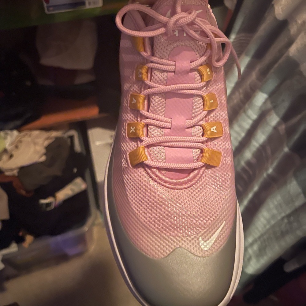 Brand pink white grey nike air max